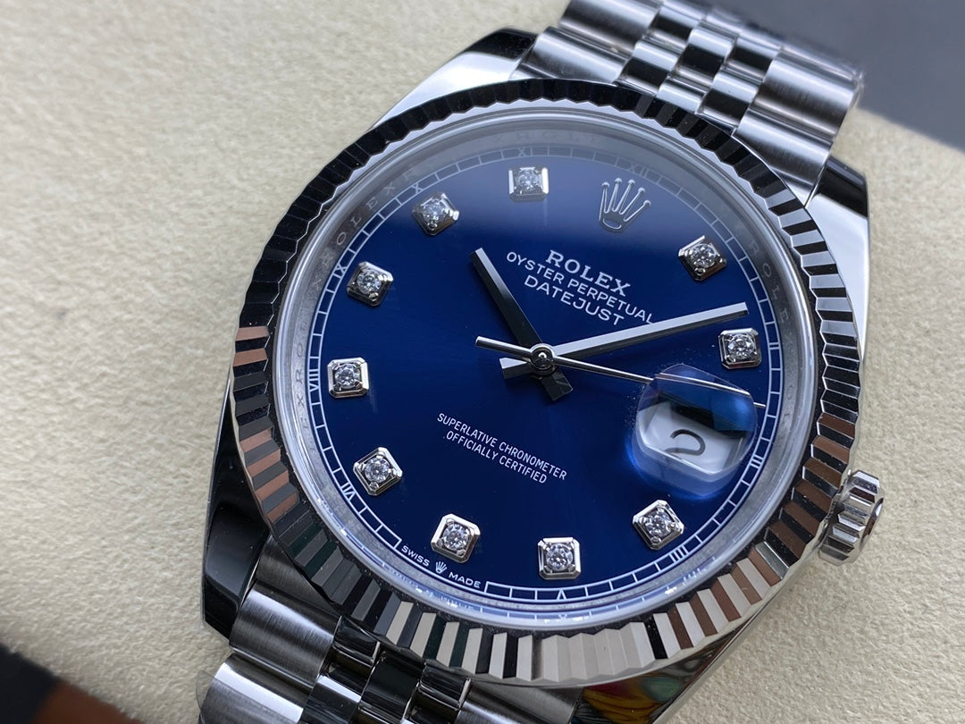 Rolex Datejust 126334 Blue Diamond Dial, 41mm, 904L Stainless Steel, VR3235 Movement – Inquire Price via WhatsApp