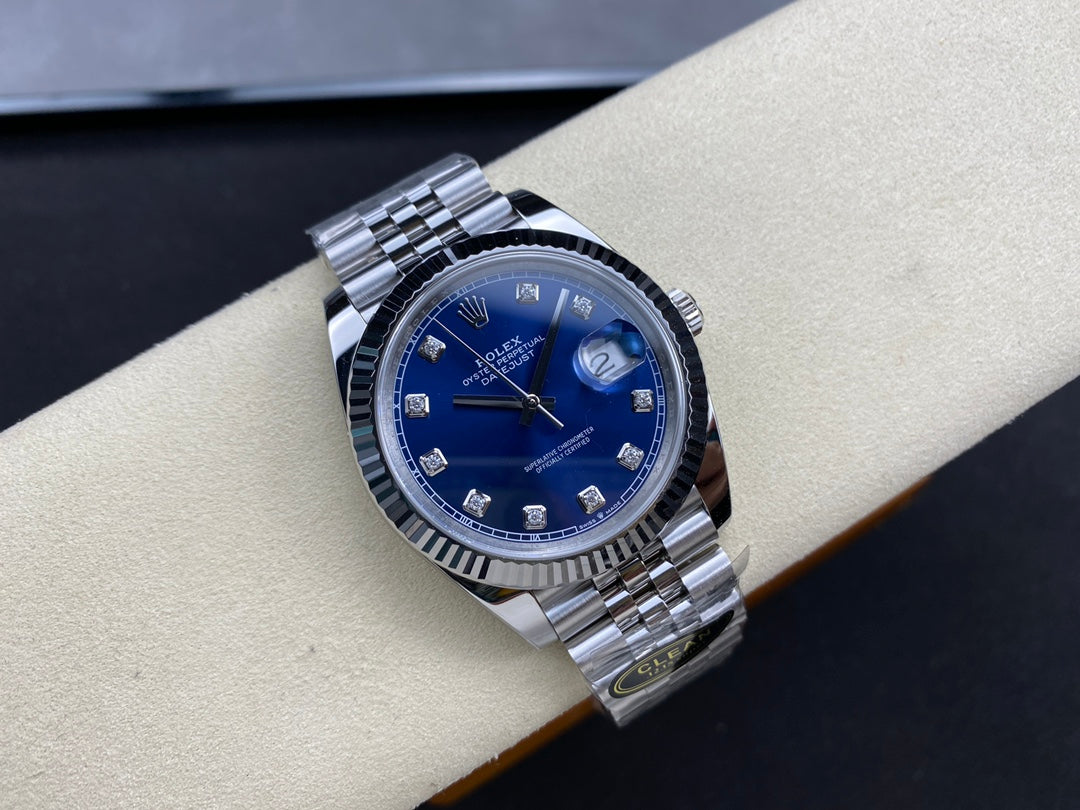 Rolex Datejust 126334 Blue Diamond Dial, 41mm, 904L Stainless Steel, VR3235 Movement – Inquire Price via WhatsApp