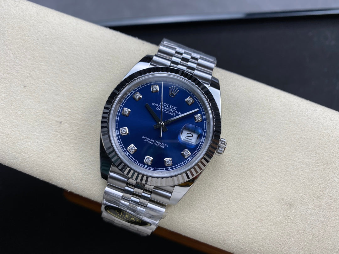 Rolex Datejust 126334 Blue Diamond Dial, 41mm, 904L Stainless Steel, VR3235 Movement – Inquire Price via WhatsApp