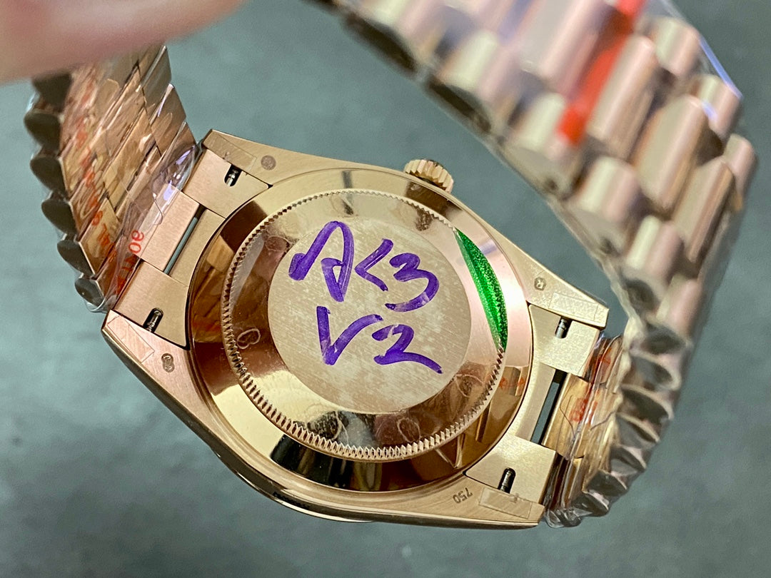 Rolex Day-Date 40mm Olive Green Dial, Everose Gold, Swiss Movement – Inquire Price via WhatsApp