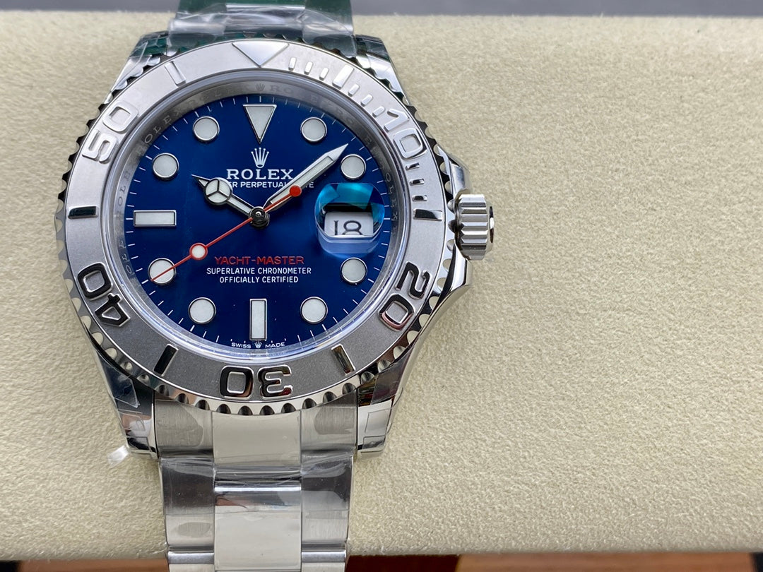 Rolex Grey Yacht / Blue Yacht, 40mm, 904L Stainless Steel, Swiss Movement - Consult Price via WhatsApp