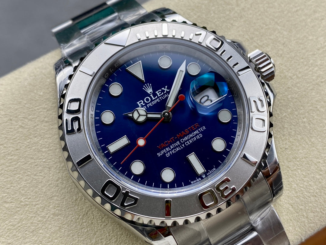 Rolex Grey Yacht / Blue Yacht, 40mm, 904L Stainless Steel, Swiss Movement - Consult Price via WhatsApp