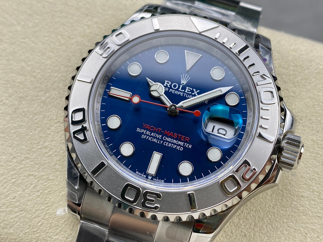 Rolex Grey Yacht / Blue Yacht, 40mm, 904L Stainless Steel, Swiss Movement - Consult Price via WhatsApp