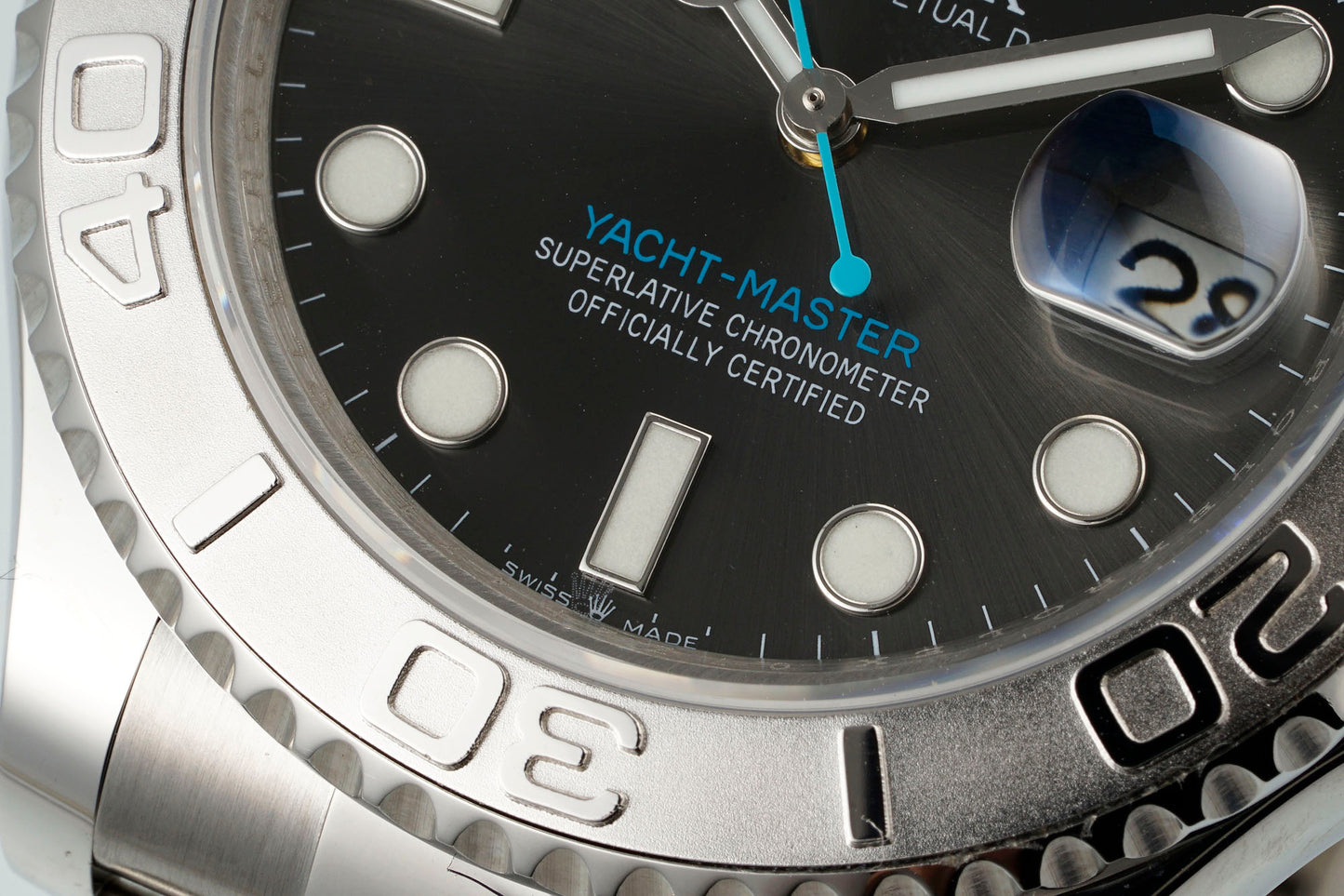 Rolex Yacht-Master 40mm Rhodium Grey Dial, Silver Color, Swiss Movement – Inquire Price via WhatsApp