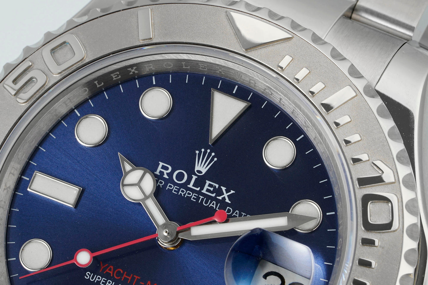 Rolex Yacht-Master 40mm Blue Dial, Silver Color, Swiss Movement – Inquire Price via WhatsApp