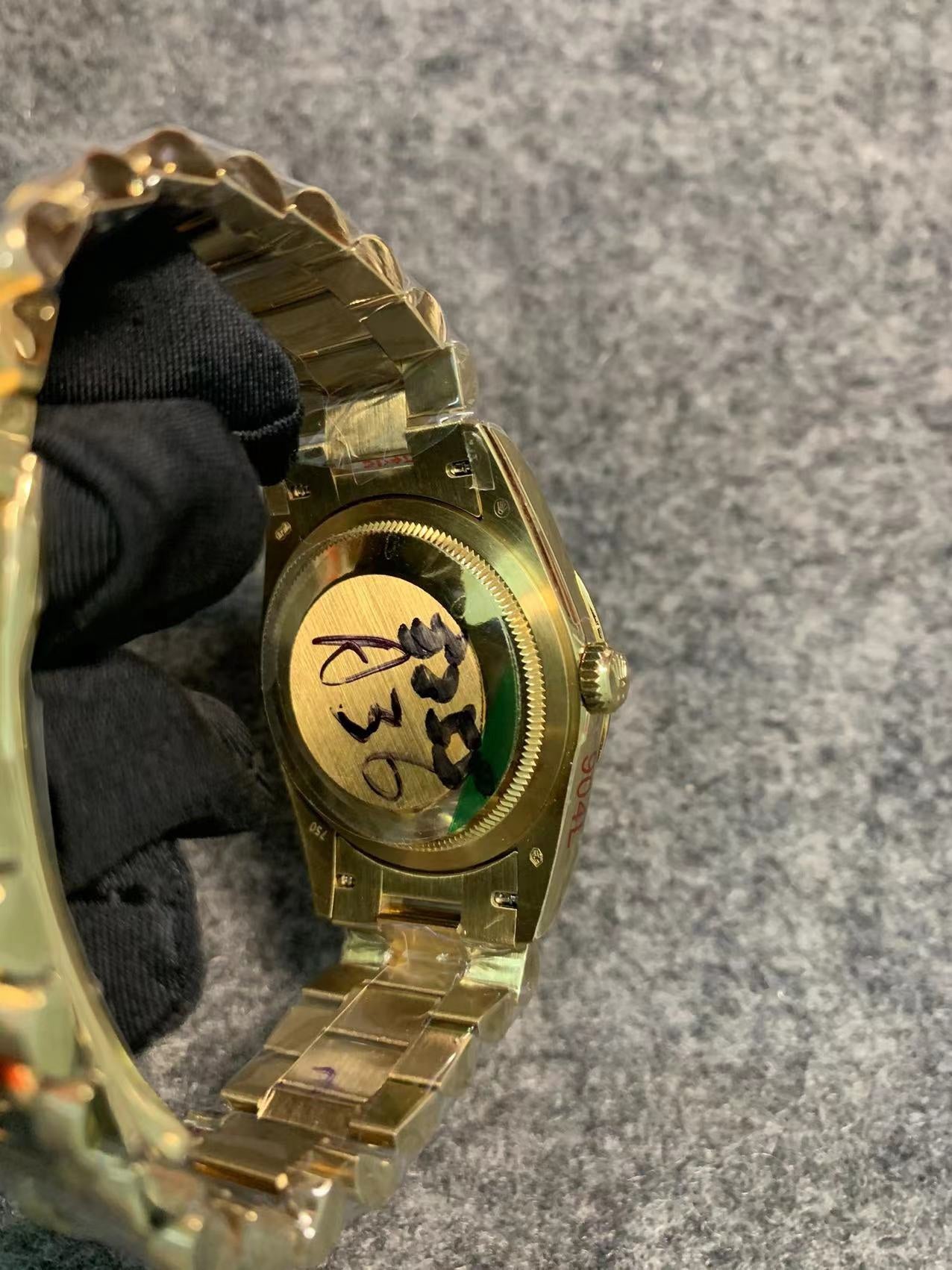 Rolex Day-Date 40mm Green Dial, Yellow Gold, Diamond Hour Markers – Inquire Price via WhatsApp