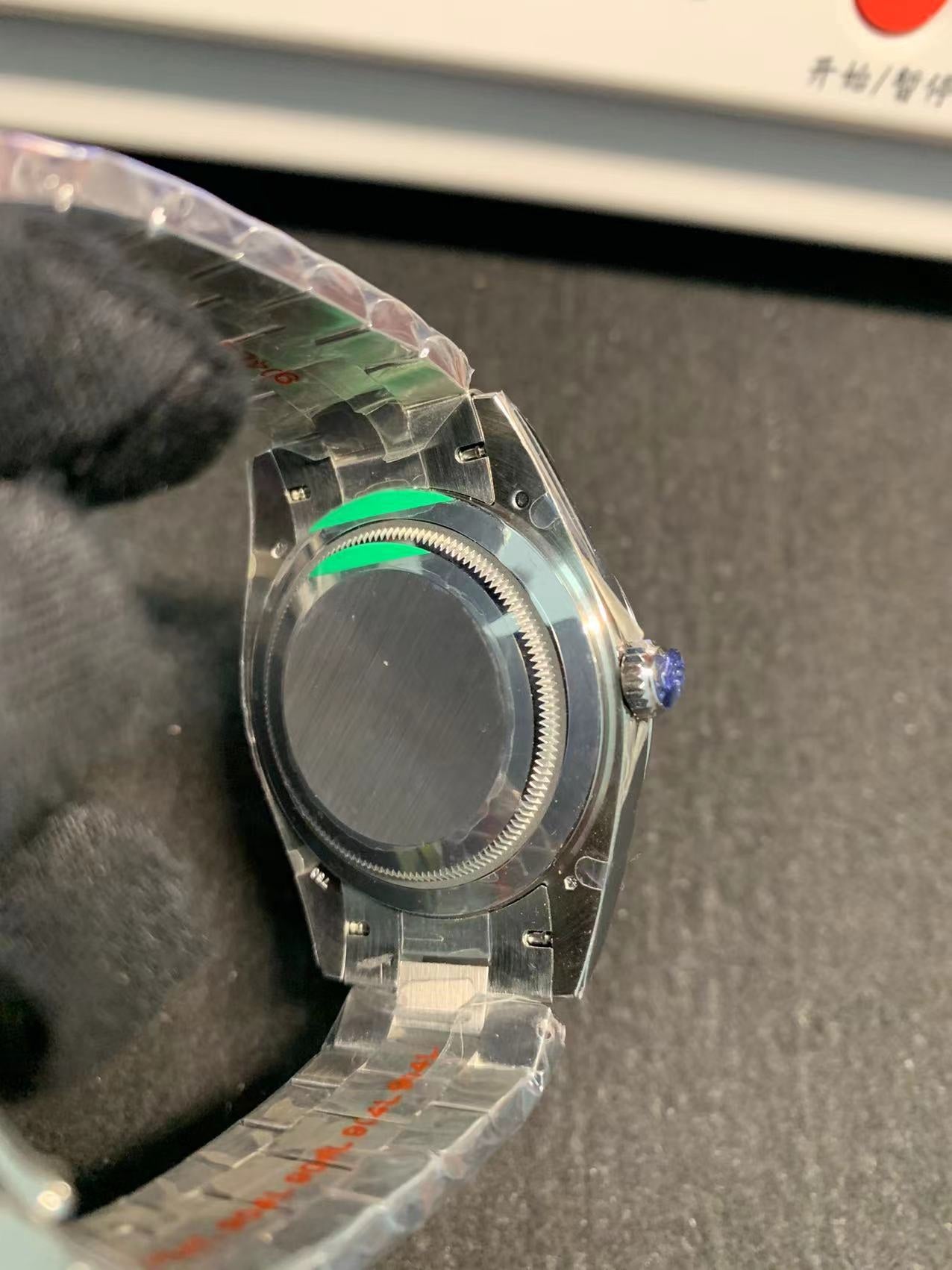 Rolex Day-Date 40mm Olive Green Dial, 904L Stainless Steel, Swiss Movement – Inquire Price via WhatsApp