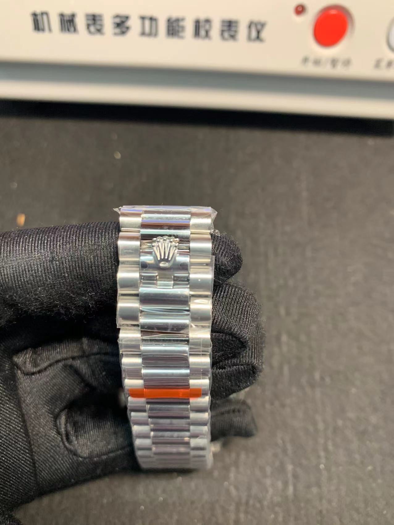 Rolex Day-Date 40mm Olive Green Dial, 904L Stainless Steel, Swiss Movement – Inquire Price via WhatsApp