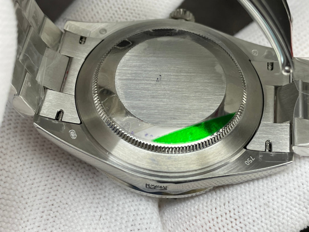 Rolex Day-Date 40mm Green Dial, Baguette Bezel, 904L Stainless Steel, Swiss Movement – Inquire Price via WhatsApp