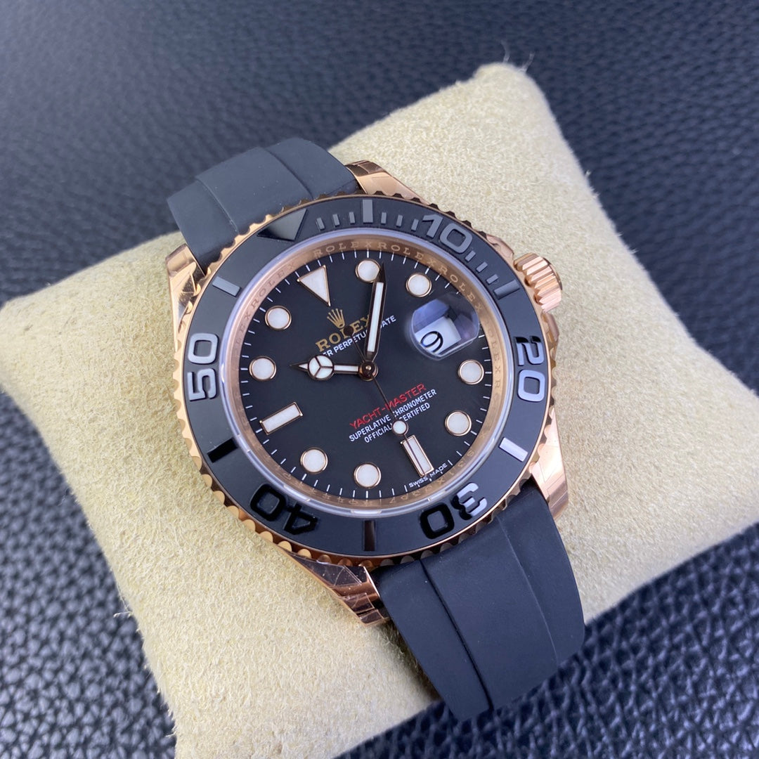 Rolex Gold Yacht-Master, 40mm, 904L Stainless Steel, Swiss Movement - Consult Price via WhatsApp