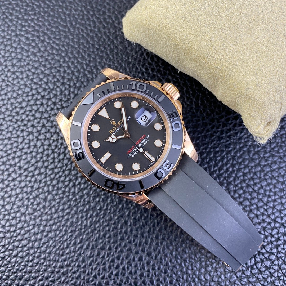Rolex Gold Yacht-Master, 40mm, 904L Stainless Steel, Swiss Movement - Consult Price via WhatsApp