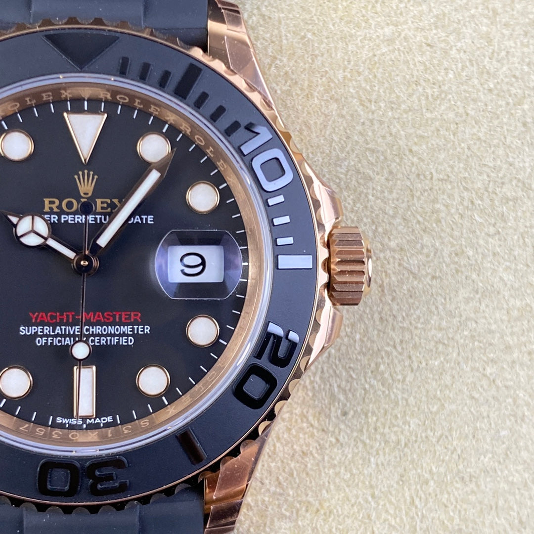 Rolex Gold Yacht-Master, 40mm, 904L Stainless Steel, Swiss Movement - Consult Price via WhatsApp