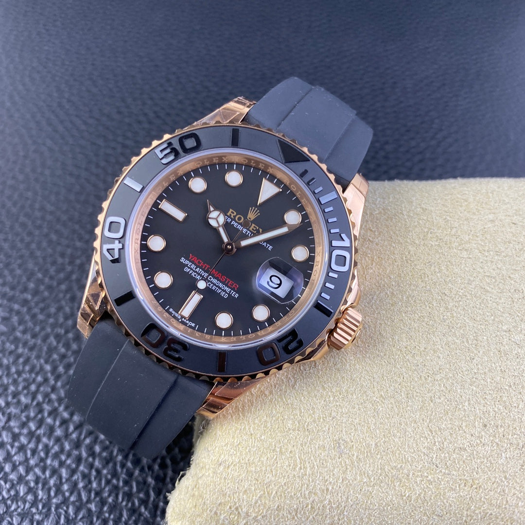 Rolex Gold Yacht-Master, 40mm, 904L Stainless Steel, Swiss Movement - Consult Price via WhatsApp