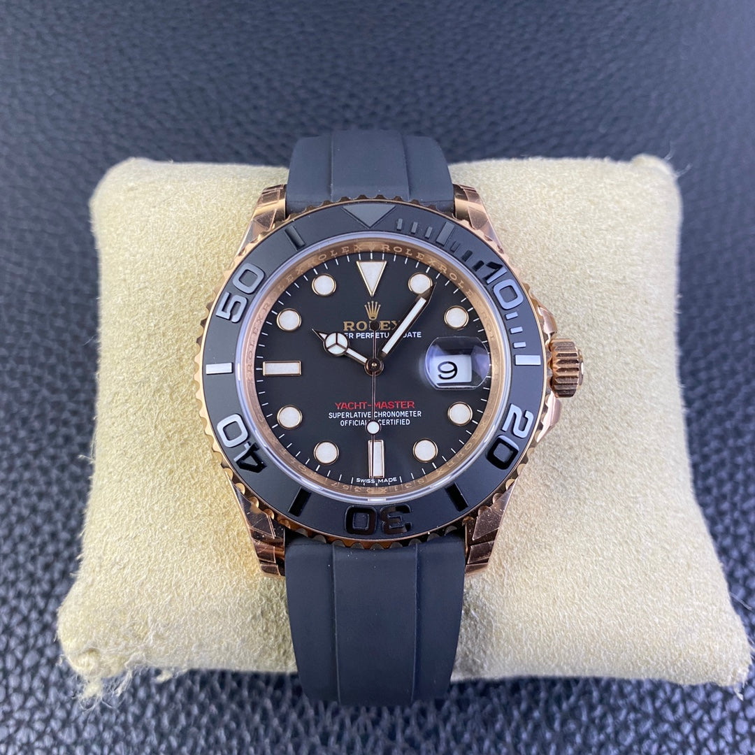Rolex Gold Yacht-Master, 40mm, 904L Stainless Steel, Swiss Movement - Consult Price via WhatsApp