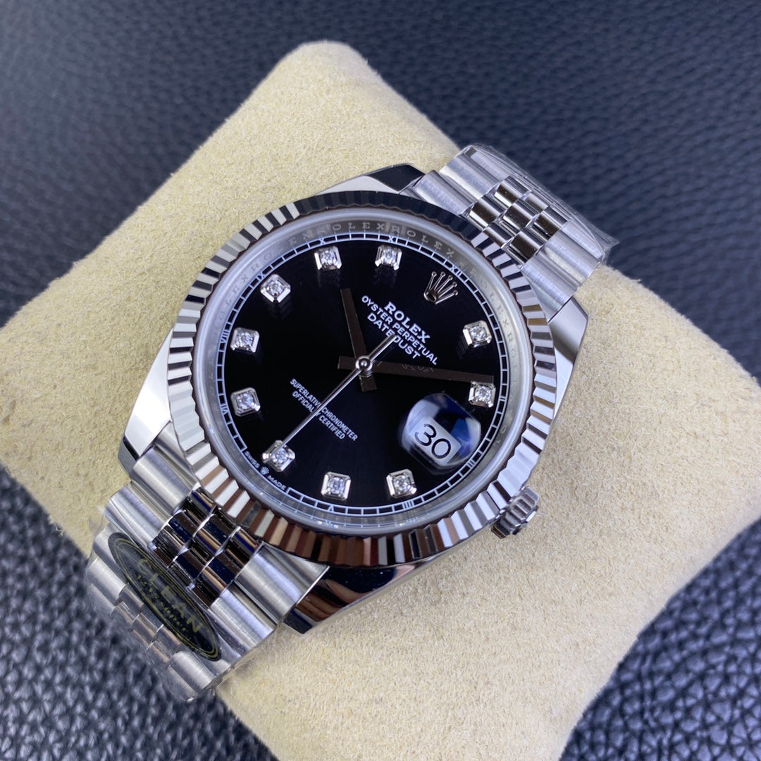 Rolex Datejust 126334 Black Diamond Dial, 41mm, 904L Stainless Steel, VR3235 Movement – Inquire Price via WhatsApp