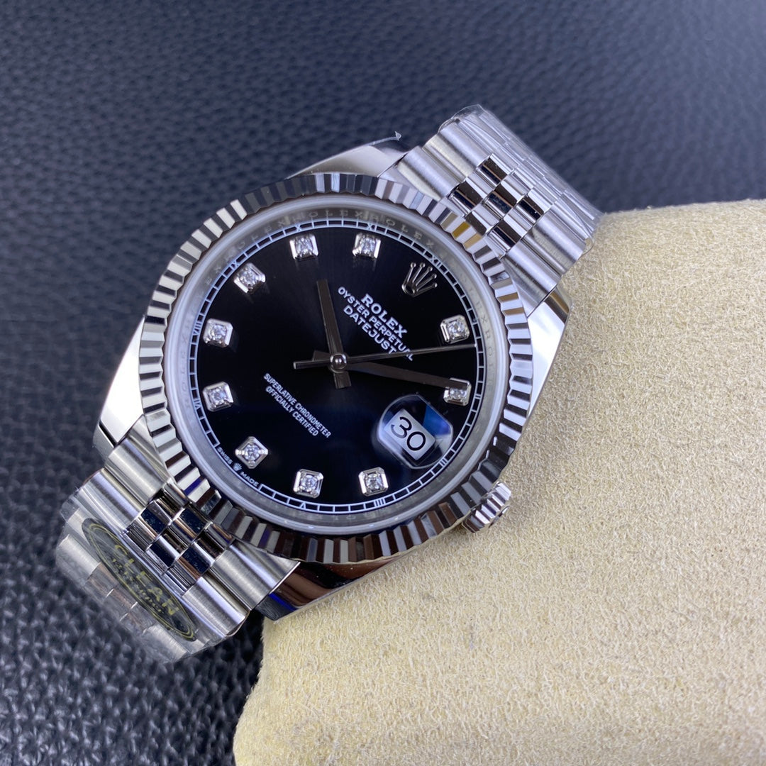 Rolex Datejust 126334 Black Diamond Dial, 41mm, 904L Stainless Steel, VR3235 Movement – Inquire Price via WhatsApp