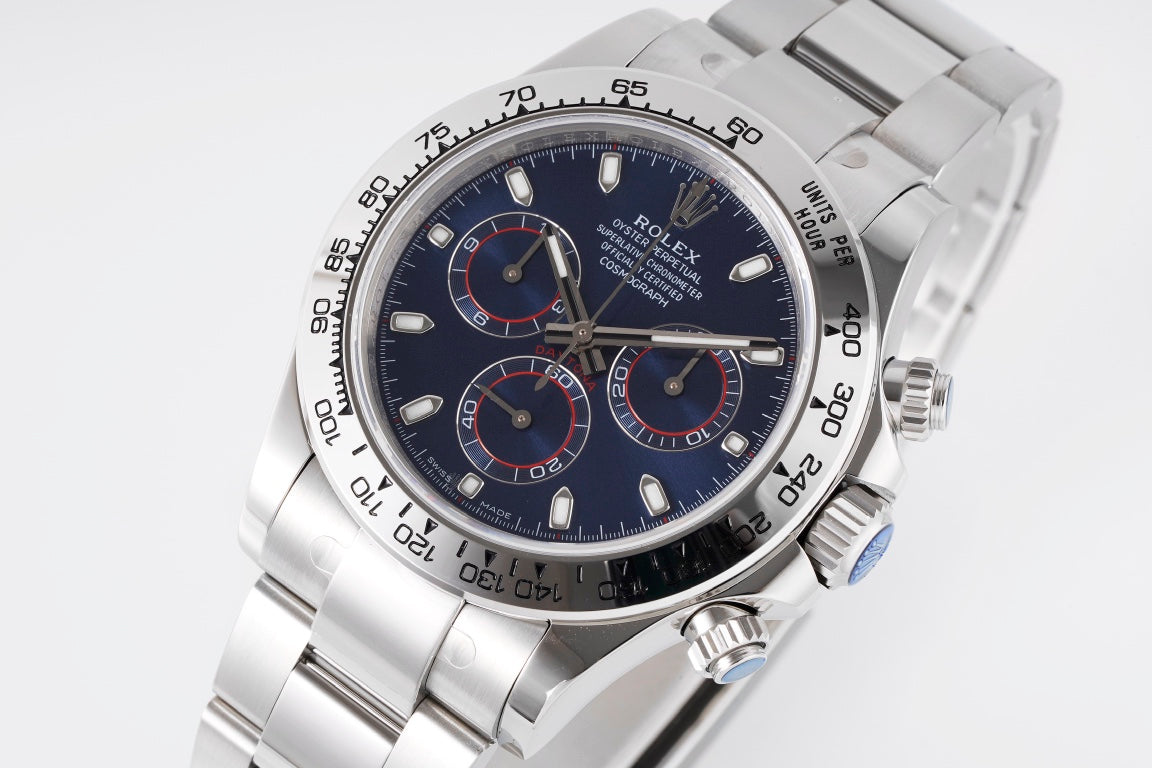 Rolex Daytona 4130, Darkblue 40mm, 904L Stainless Steel, Swiss Movement – Inquire Price via WhatsApp