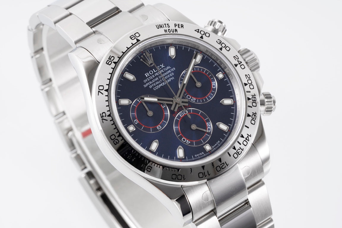 Rolex Daytona 4130, Darkblue 40mm, 904L Stainless Steel, Swiss Movement – Inquire Price via WhatsApp