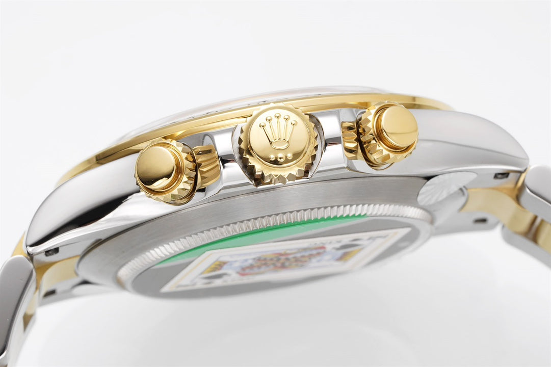 Rolex Daytona 4130 White Dial, 40mm, 904L Stainless Steel & Gold, Swiss Movement – Inquire Price via WhatsApp