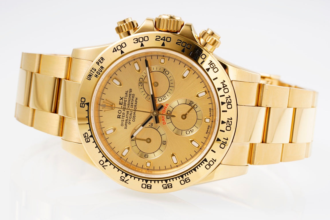 Rolex Daytona 4130 Full Gold, 40mm, 904L Stainless Steel, Swiss Movement – Inquire Price via WhatsApp