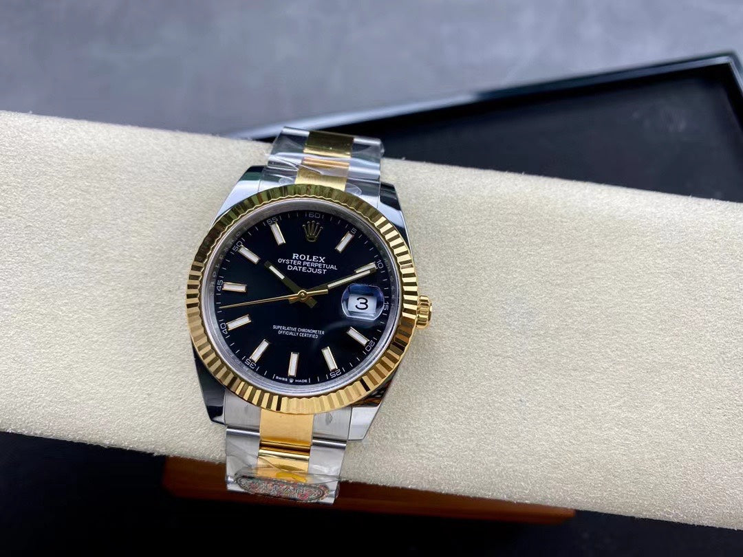 Rolex Datejust Yellow Gold Style, 41mm, 904L Stainless Steel, VR3235 Movement – Inquire Price via WhatsApp