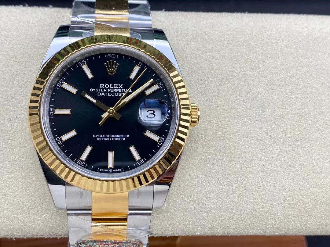 Rolex Datejust Yellow Gold Style, 41mm, 904L Stainless Steel, VR3235 Movement – Inquire Price via WhatsApp