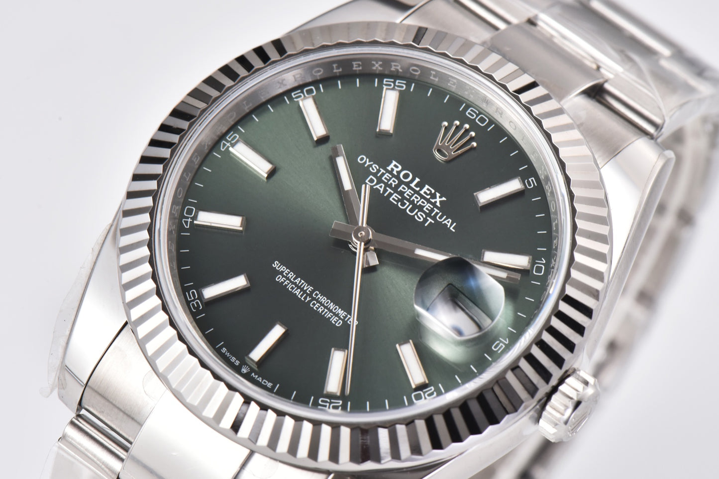 Rolex Datejust 126334 Green Dial, 41mm, 904L Stainless Steel, VR3235 Movement – Inquire Price via WhatsApp