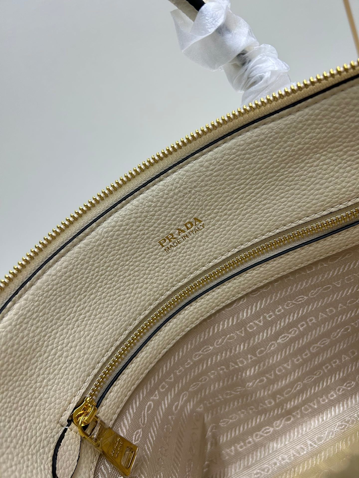 Prada 1BA157 Tote Bag Cream - Inquire Price via WhatsApp