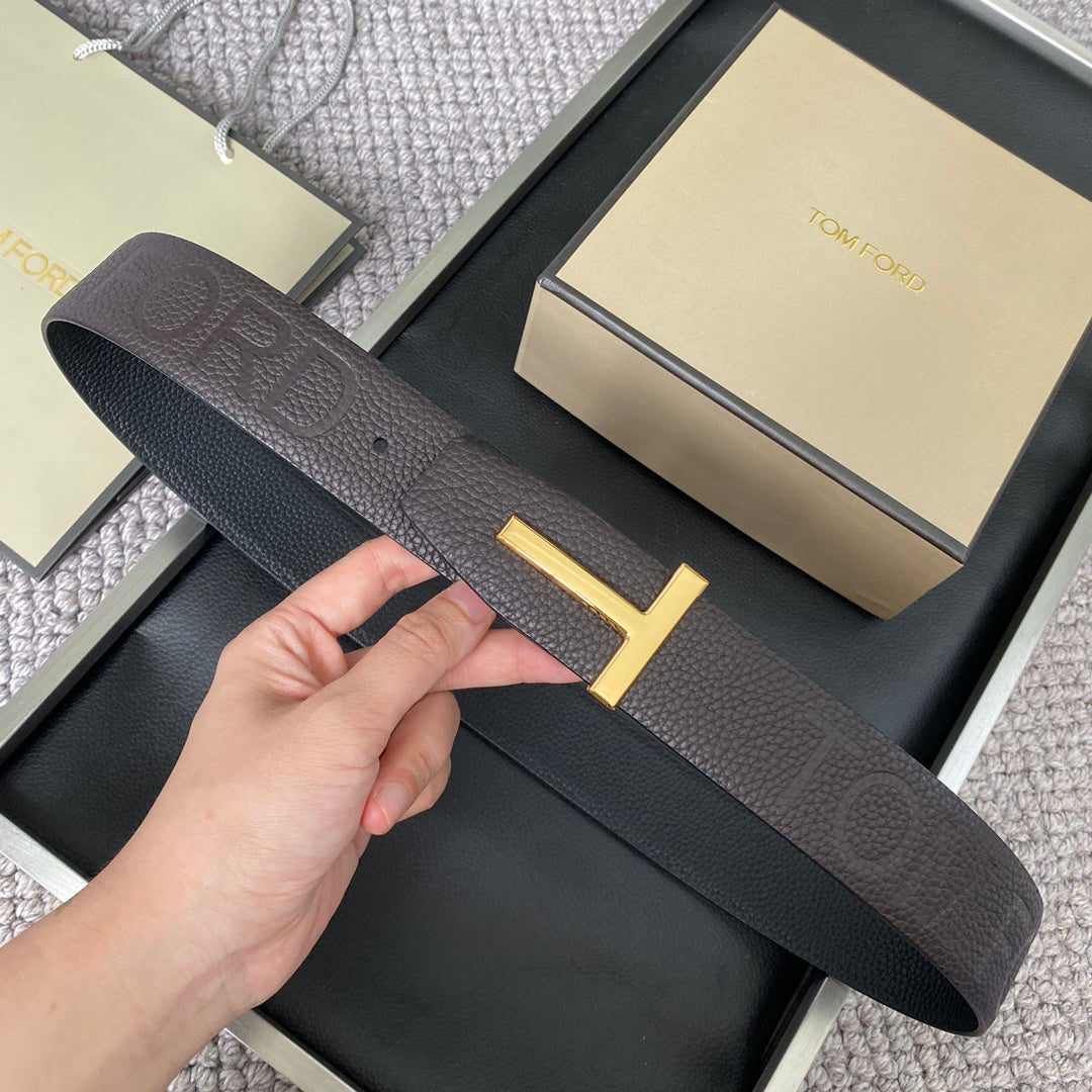 TOM FORD Men's Reversible Leather Belt – Inquire Price via WhatsApp