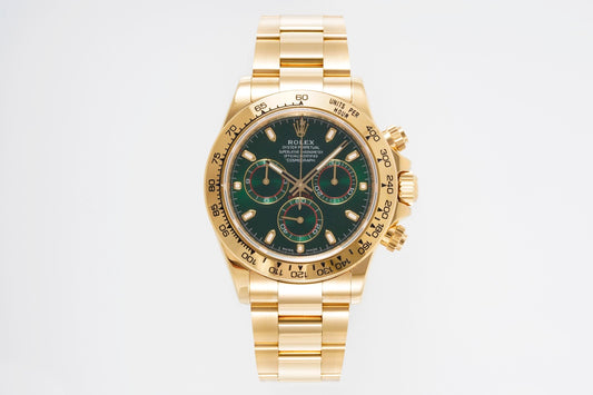 Rolex Daytona 4130 Green Dial, 40mm, 904L Stainless Steel , Swiss Movement – Inquire Price via WhatsApp