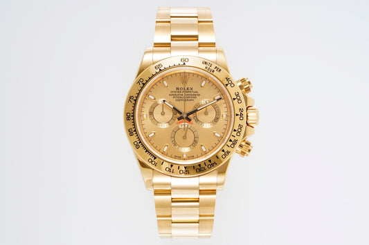 Rolex Daytona 4130 Full Gold, 40mm, 904L Stainless Steel, Swiss Movement – Inquire Price via WhatsApp