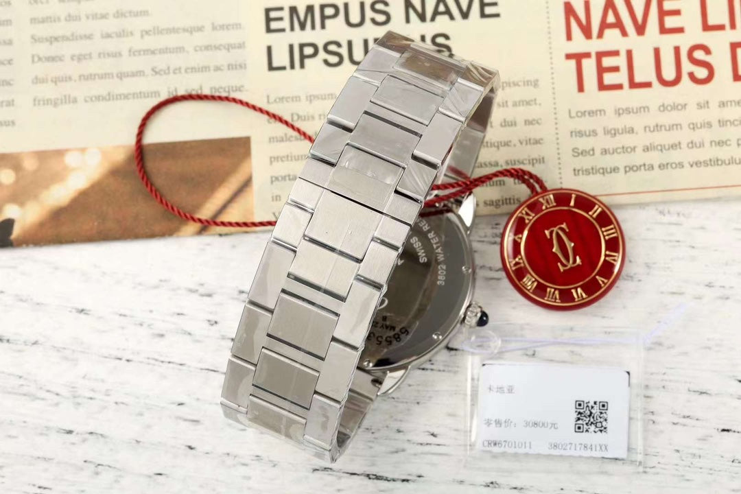 Cartier London Men’s Watch 42mm White – 316L Steel, Automatic Miyota 9015 – Inquire Price via WhatsApp