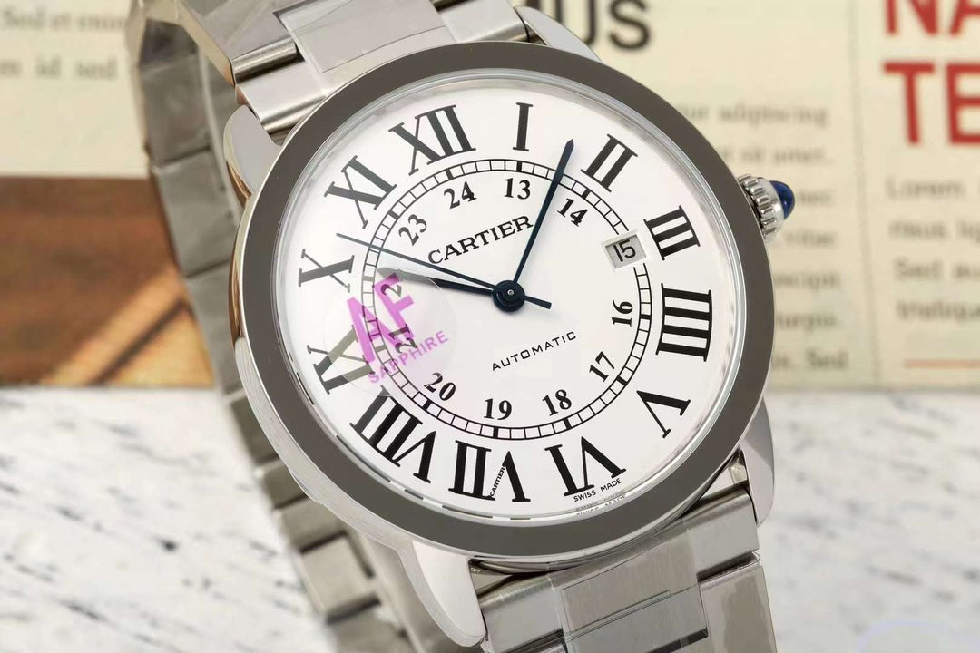 Cartier London Men’s Watch 42mm White – 316L Steel, Automatic Miyota 9015 – Inquire Price via WhatsApp