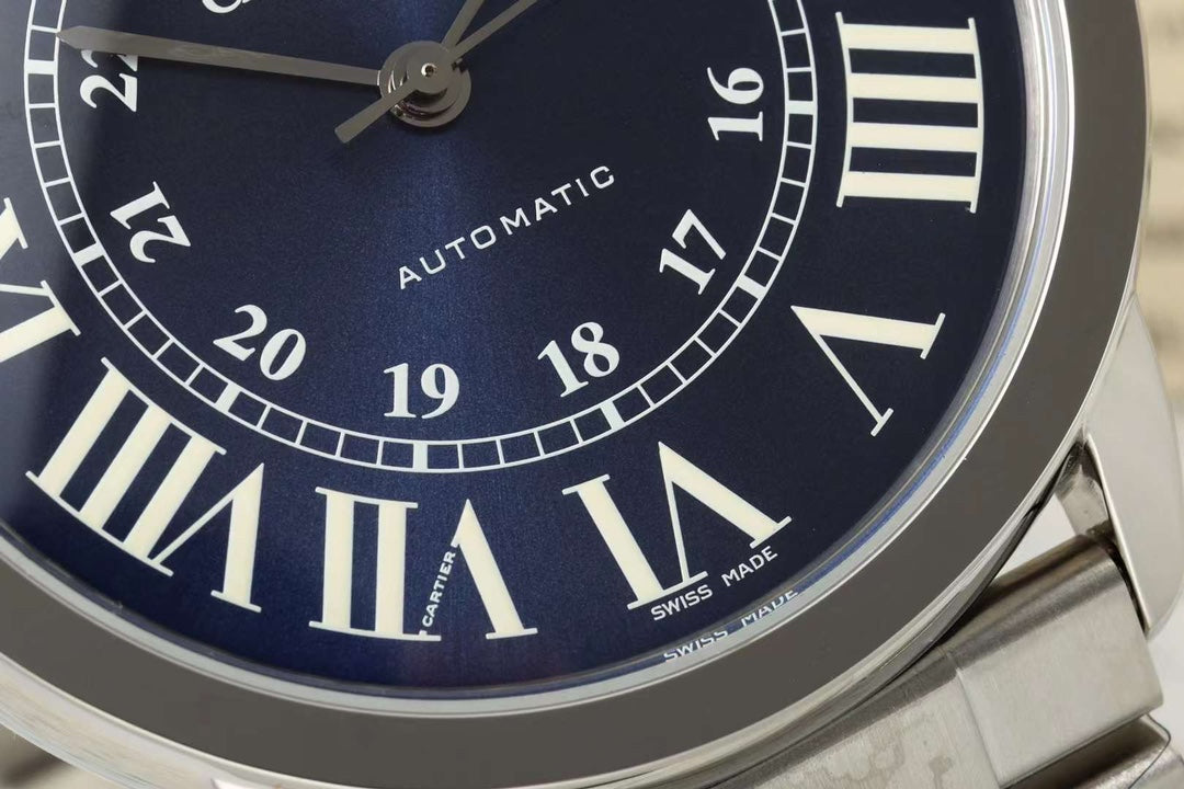 Cartier London Men’s Watch 42mm Blue – 316L Steel, Automatic Miyota 9015 – Inquire Price via WhatsApp