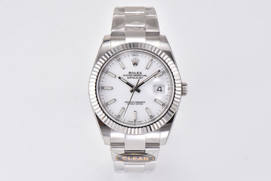 Rolex Datejust 126334 White Dial, 41mm, 904L Stainless Steel, VR3235 Movement – Inquire Price via WhatsApp