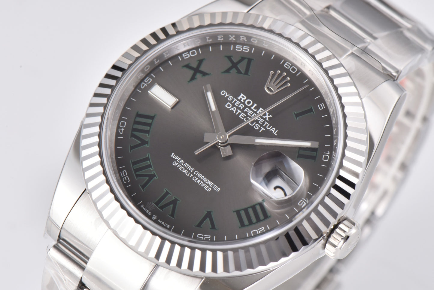 Rolex Datejust 126334 Wimbledon Dial, 41mm, 904L Stainless Steel, VR3235 Movement, – Inquire Price via WhatsApp