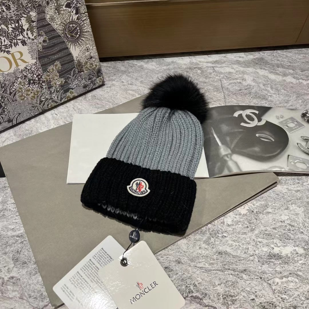 Moncler Colorblock Knit Hat – Inquire Price via WhatsApp