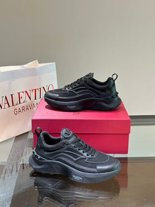 Valentino Garavani Totaloop V Logo Sneakers, Size 38–46 Blk – Inquire Price via WhatsApp