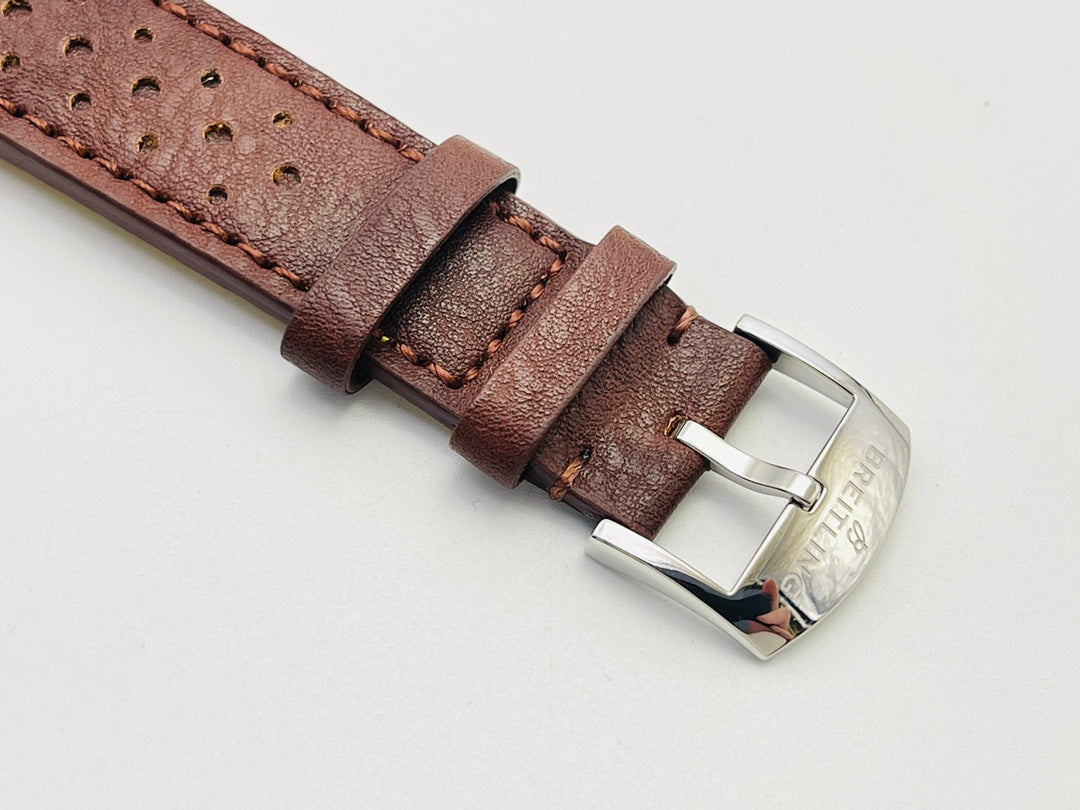 Breitling Top Time “Zorro Dial” 41mm, Sky subdials Stainless Steel, Brown Strap – Inquire Price via WhatsApp