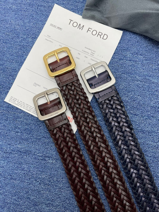 TOM FORD 4.0cm Men's Leather Belt – Inquire Price via WhatsApp