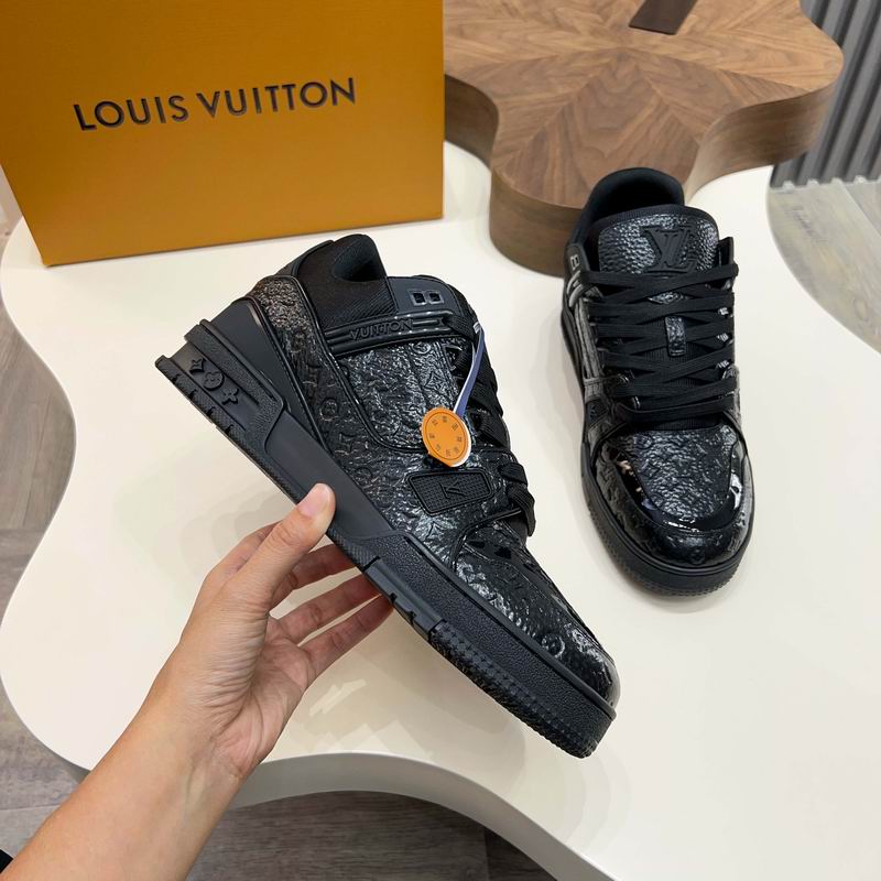 Louis Vuitton Low-Top Sneakers, Size 38–46 All Blk. – Inquire Price via WhatsApp
