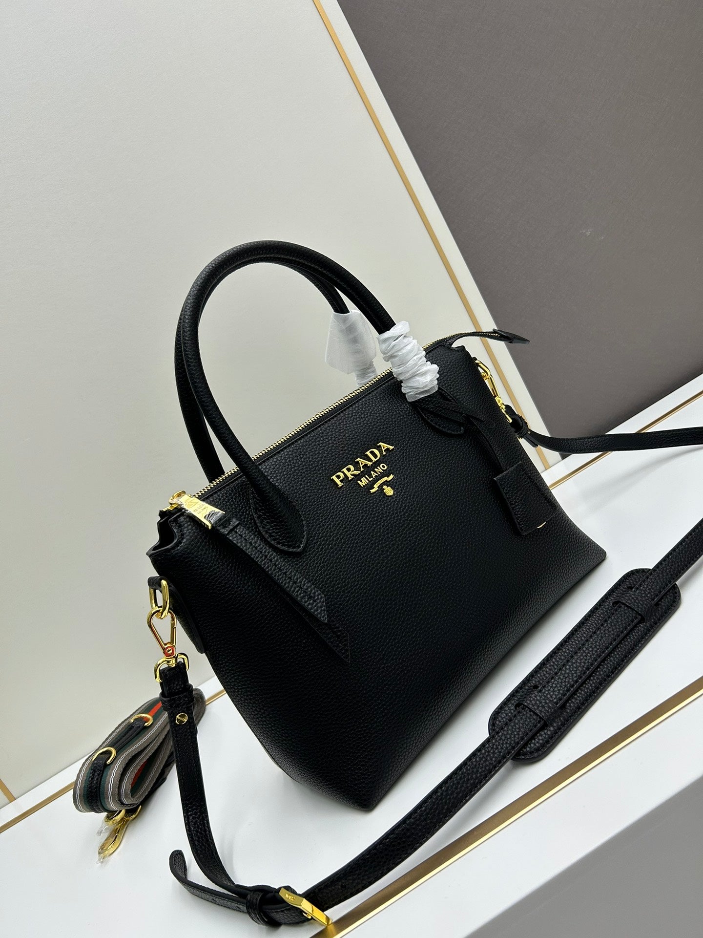 Prada 1BA157 Tote Bag blk – Inquire Price via WhatsApp