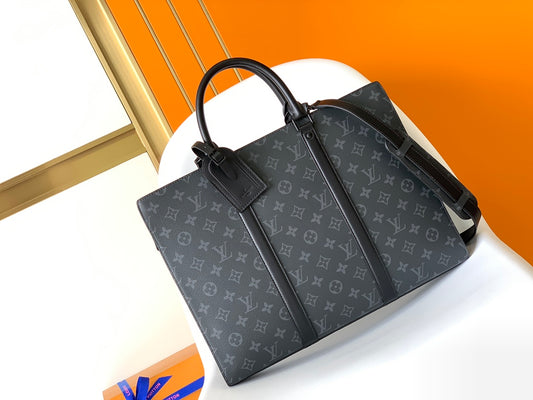 Louis Vuitton Sac Plat Horizontal Zippé Briefcase Blk – Inquire Price via WhatsApp
