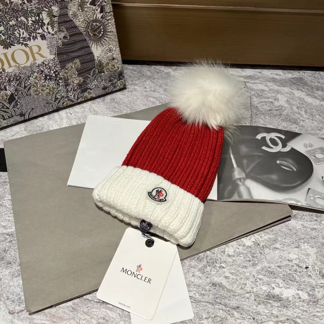 Moncler Colorblock Knit Hat – Inquire Price via WhatsApp