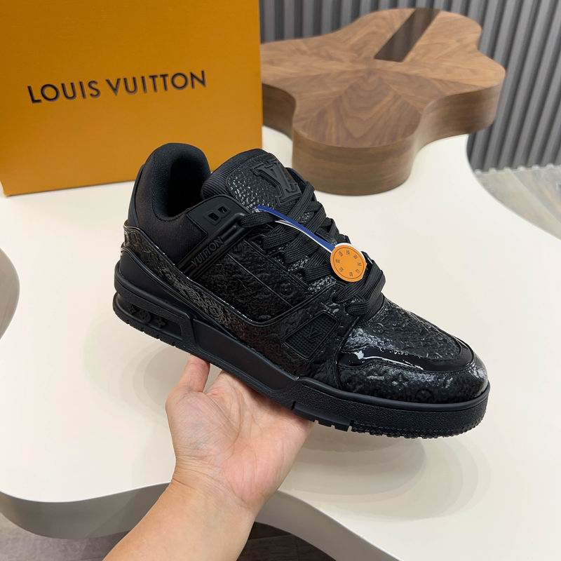 Louis Vuitton Low-Top Sneakers, Size 38–46 All Blk. – Inquire Price via WhatsApp